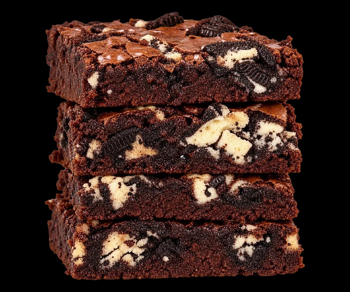 Brownie Laka Oreo da Não Se Nega Brownies